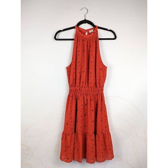 Aritzia Wilfred halter neck floral dress size Small - Picture 1 of 6
